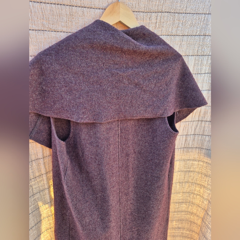 Wool Blend (80%) Vest Wrap By Kenar Size Small - Picture 4 of 8